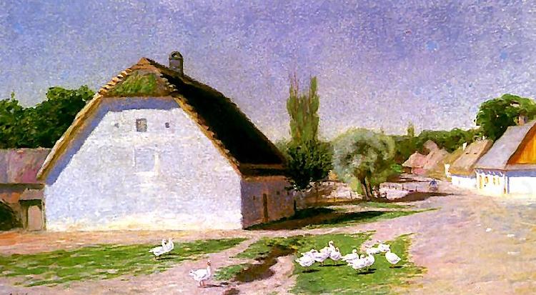 Ludwik de Laveaux Summer in Bronowice china oil painting image